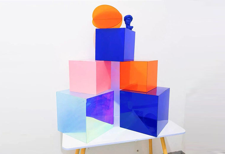 彩色亚克力展示盒