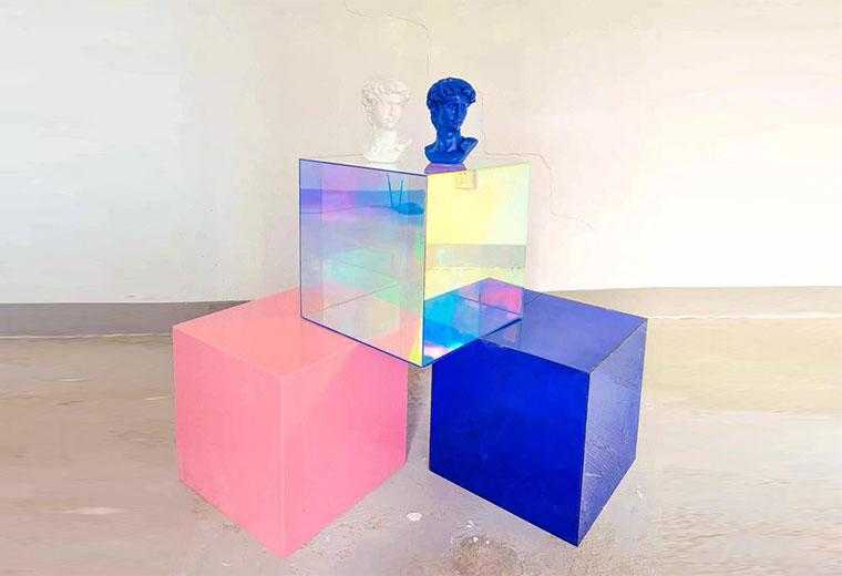 彩色亚克力展示盒